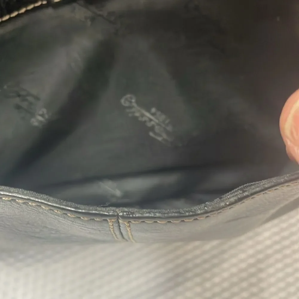 Fossil Black Leather Shoulder Bag - Picture 5 of 14